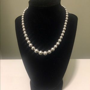 SOLD❗️❗️Tiffany Sterling Sliver Beaded Necklace